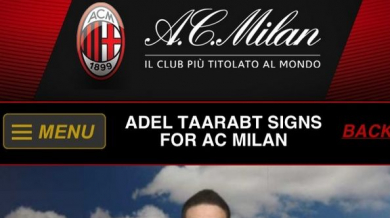 Официално: Милан взе Адел Таарабт