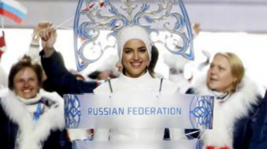 И Ирина Шейк грейна на Олимпиадата (ВИДЕО)