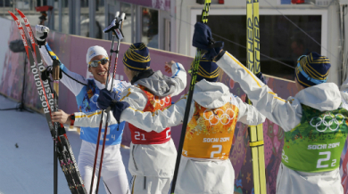Швеция взе златото на 4 Х 10 км в ски бягането