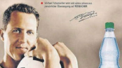 Билборд ядоса феновете на Михаел Шумахер