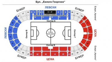 Обявиха цените на билетите за &quot;Левски&quot; - ЦСКА
