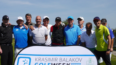 Балъков доведе германски голфъри в България