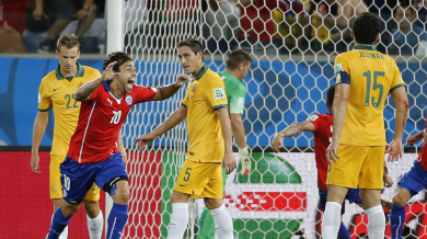 Чили - Австралия 3:1, срещата по минути