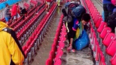 Феновете на Япония почистиха стадиона след мача с Кот д&#039;Ивоар