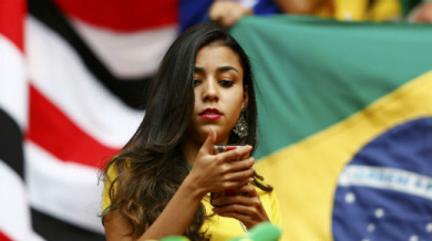 Бразилски топмодели подкрепиха &quot;селесао&quot; (СНИМКИ)