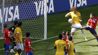 Бразилия - Чили 1:1, 3:2 при дузпите, двубоят по минути