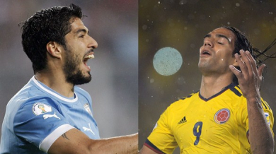 Колумбия – Уругвай, мач в сянката на Фалкао и Суарес