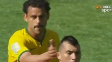 Камери заснеха сблъсъци между играчи и треньори на Бразилия и Чили (ВИДЕО)