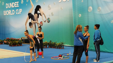 Последна подготовка на гимнастичките (СНИМКИ, ВИДЕО)
