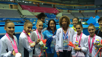Стефка Костадинова поздрави гимнастичките