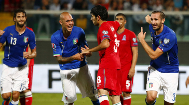 Италия се измъкна след чудо на Киелини, защитникът с 2 гола и автогол