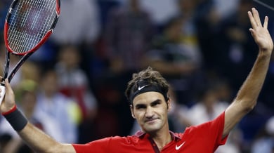 Федерер спря победната серия на Джокович в Китай