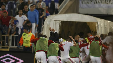 Албанците отказали да доиграят мача със Сърбия