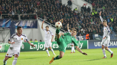 Лудогорец - Базел 1:0, мачът по минути 