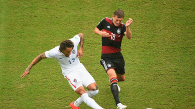 Германия с 10 международни мача през 2015 година