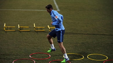Торес с първа тренировка след завръщането си в Атлетико