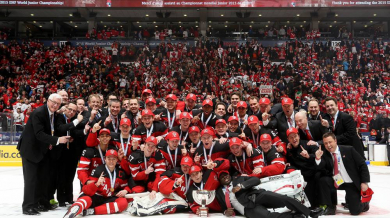 Канада със световната титла по хокей за младежи до 20 г.
