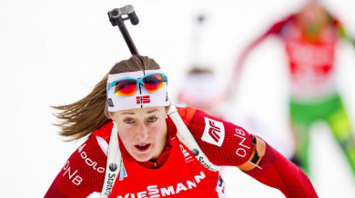 Норвежка изненада в спринта по биатлон