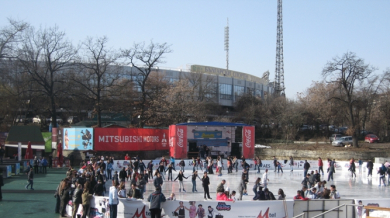 Пускат безплатно децата на ледената пързалка при езерото „Ариана” 