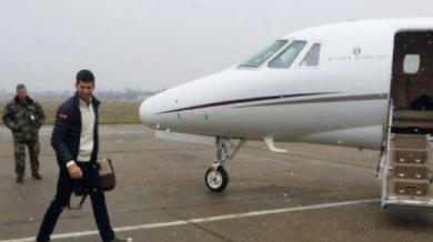 Джокович лети за турнир с частен самолет 