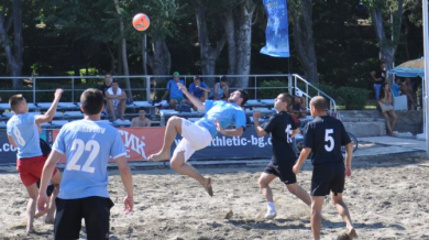 Украински тим и Свети Никола триумфираха на турнир по плажен футбол