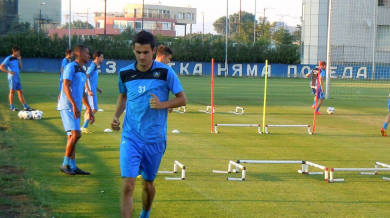 Георги Костадинов тренира облекчено на „Герена“