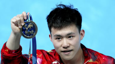 Китаец световен шампион на еднометров трамплин