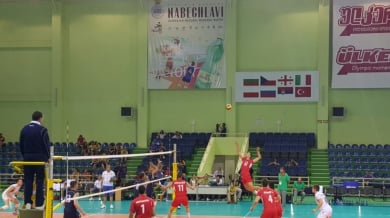 Волейболистите със сребро в Тбилиси