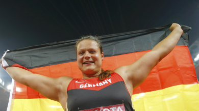 Германка световна шампионка в тласкането на гюле