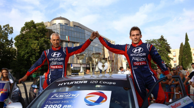 Григоров и Янакиев спечелиха третия кръг на Hyundai Racing Trophy 