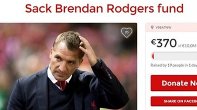 Фенове на Ливърпул събират пари за уволнение на Брендън Роджърс
