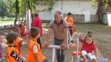 Йордан Йовчев откри нова улична фитнес площадка
