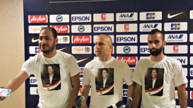 Сирийските футболисти подкрепиха Башар Асад