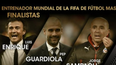 Гуардиола, Енрике и Сампаоли спорят за Треньор на годината