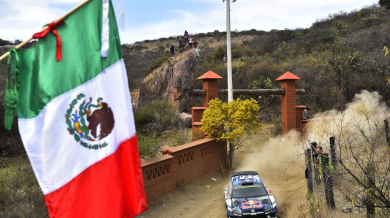 Латвала поведе след втория ден на рали Мексико