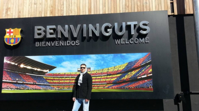 Бивш треньор на Левски на гости на Барселона (СНИМКИ)