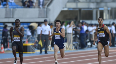 Гатлин спечели спринта на 100 метра в Япония