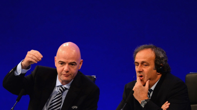 Босът на ФИФА тъжен след оставката на Платини
