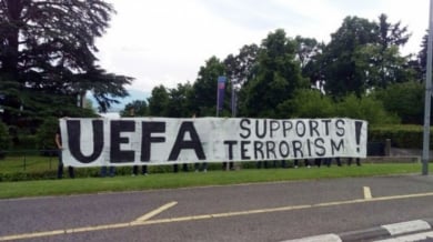 Изненадаха УЕФА с неприятен плакат