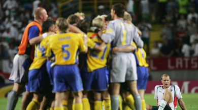 Преди 12 години отнасяме пет гола от Швеция