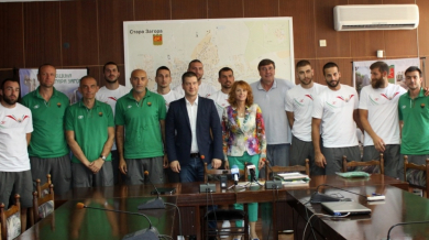 Национали гостуваха на кмета на Стара Загора