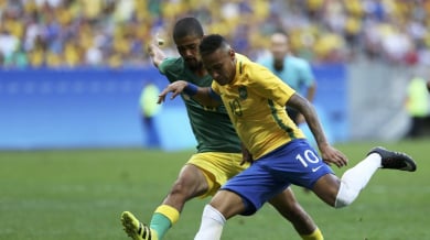 Бразилия и Неймар разочароваха на старта на Игрите (ВИДЕО)