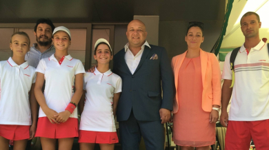 Кралев поздрави европейските ни шампиони по тенис до 12 години (СНИМКИ)
