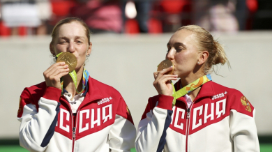 Русия със злато от женските двойки в тениса