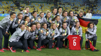 Германките с олимпийската титла на футбол