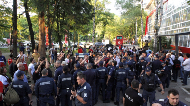 Полиция за цесекарите на път към Благоевград 