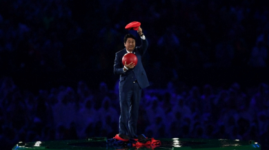 Супер Марио прие олимпийската щафета за Токио 2020 (СНИМКИ и ВИДЕО)