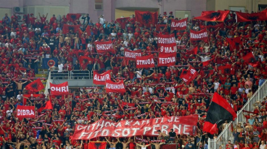 Скандал с мирис на национализъм: Спомен за Велика Албания по време на мач