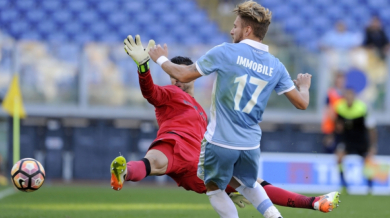 Дузпа в последните секунди спаси Лацио срещу Болоня