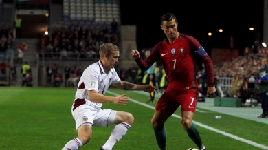 Кристиано Роналдо пак пропусна дузпа, Португалия разгроми Латвия (ВИДЕО)